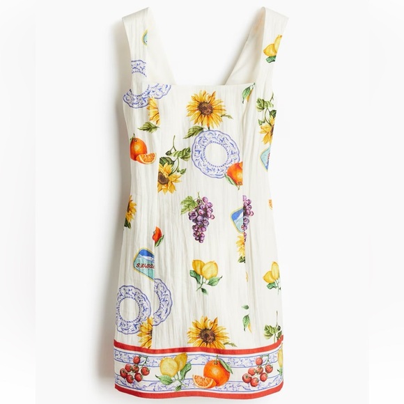 WT H&M DRESS WITH BOW AT BACK - Picture 1 of 10